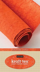 <b>Minimum 2 Yard Purchase</b><br>Kraft•tex™ in Tangerine - Now in Bright, Fun Colors!  Plus - Receive 6 Free Pattern Downloads from CT Pub with Purchase!