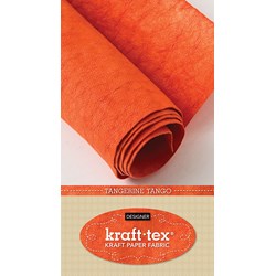 Kraft•tex™ in Tangerine - Now in Bright, Fun Colors!  Plus - Receive 6 Free Pattern Downloads from CT Pub with Purchase!
