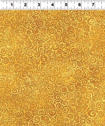 17" Remnant - <br>Yellow Swirl by Laurel Burch