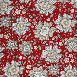 Love More -Red Floral - by P&B Textiles
