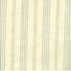 Blue Woven Stripes on White - Woolies Cotton Flannel