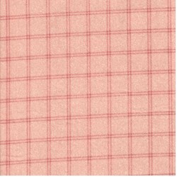 End of Bolt - 77" - Pink Window Pane Check - Woolies Cotton Flannel