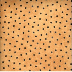 Woolies Flannel - Gold with Black Dot - by Maywood Studios