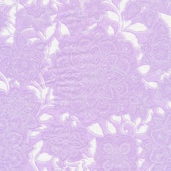 22" Remnant - Piccadilly - Lilac Tonal Vine with Silver Metallic Shimmer - by Paintbrush Studios