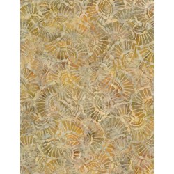 Tonga Batiks -Mineral Matrix- Toffee Seashells - by Timeless Treasures