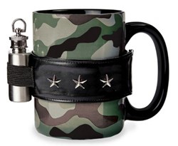 Last One!  The Camo Coffee Mug and Mini Flask