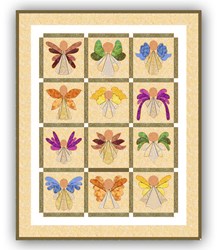 <i>Last One! </i><br> Angels!  Wool on Silk Quilt Kit