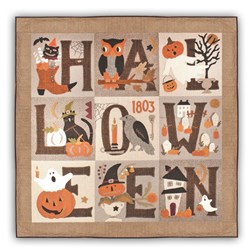Back In Stock!  Halloween - Flannel Applique on Flannel Quilt Kit