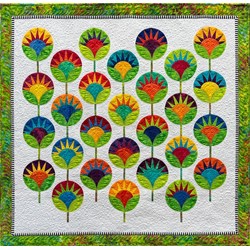 Beautiful Day  Batik Paper Foundation Quilt Kit - ****4 Star by Jacqueline de Jonge for BeColourful 