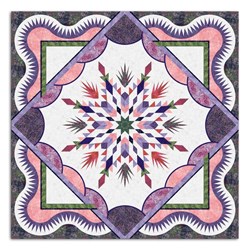 Crystal Reflections - a Boughs of Holly Design and Exclusive Homespun Hearth Colorway <br>- by Judy Niemeyer