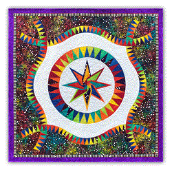New!  Festival Batik Paper Foundation Quilt Kit - ****4 Star