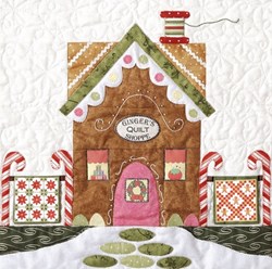 Orphan Block #3 - Gingerbread Village Quilt Kit