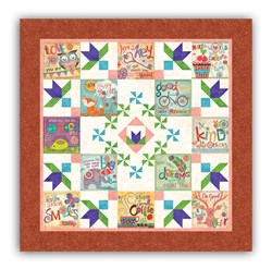 New!  Complete Happy Thoughts Wall Hanging Kit