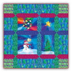 Holiday Lights Lap Size Quilt Kit - Includes Backing!
