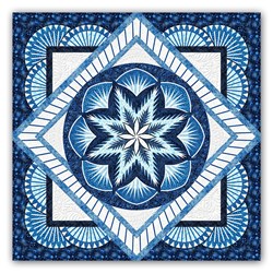 Honeycomb -King Size Midnight Awakening Quilt Kit Includes Backing!- a Judy Niemeyer Design and Exclusive Homespun Hearth Colorway!