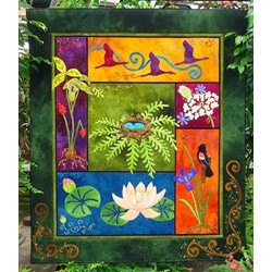 Look What I Found!  - The Nature of Things - Wool Applique Quilt Kit