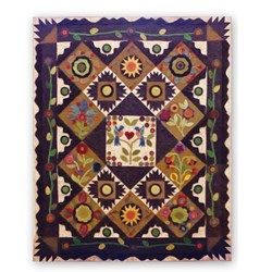 Only 2 Remain!  Pennies from Heaven Quilt - Now in Silk & Wool!