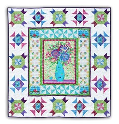 New!  Spring Bouquet Quilt Kit - Includes Backing!
