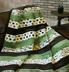The Frat Wrap Snuggler Minky Quilt Pattern Download