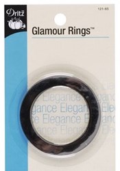 Polished Silver Glamour Rings (2 count)