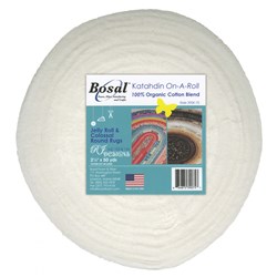 White Katahdin 2-1/2in X 50yds for Jelly Roll & Colossal Round Rugs