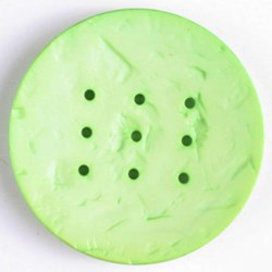 Large 60mm  9-Hole Lime Green Button by Dill