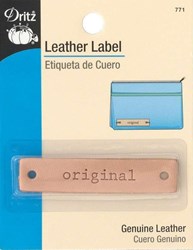Leather "original"  Label (1 per pack)
