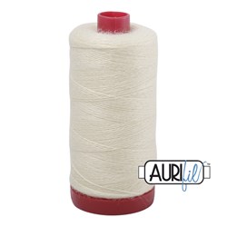 Aurifil #8870 - Off White Wool Lana Thread 12wt