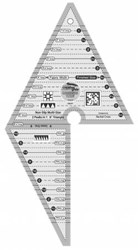 Creative Grids 2 Peaks in 1 Triangle Quilt Ruler