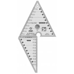 Creative Grids 2 Peaks in 1 Triangle Quilt Ruler