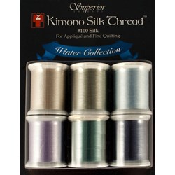 Last One!   Kimono Silk Thread Winter Collection - 6 Pack