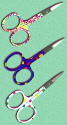 Dotty Rainbow Embroidery Scissors