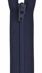 All-Purpose Polyester Coil Zipper 14in Navy