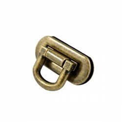 Oval Flip Lock - Antique Brass (1 per pack)
