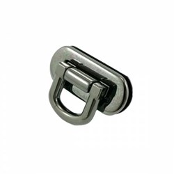 Oval Flip Lock -Gunmetal (1 per pack)