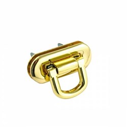 Oval Flip Lock -Gold (1 per pack)