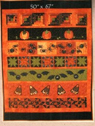 Halloween Row Quilt with Optional Kit by Summer Love & Company