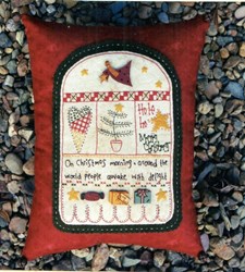Christmas Morning Stitchery Project Pattern - Starter-Pack, Muslin & Button Pack - The Patchwork Angel