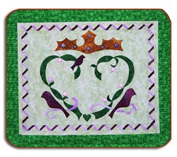 Pin It Up Wall Hanging Series - March - Irish Claddagh Ring