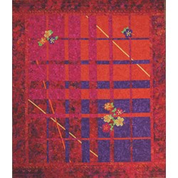 Vintage Find!!  Batik Lovers - Hibiscus Garden Quilt Kit
