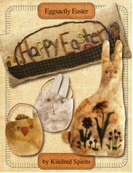 VINTAGE FIND!! Eggsactly Easter Pattern Booklet By Kindred Spirts