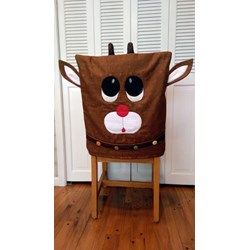 Reindeer Chair Cover Pattern by Cut Loose Press