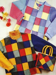 Vintage Find!  Block Party Jacket & Purse Pattern by Kathy Fernholz for  Indygo Junction, Inc.