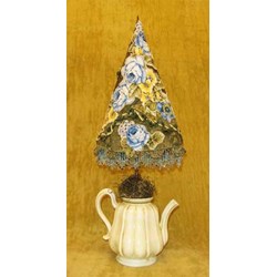 Vintage Teapot Topiary Pattern