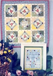 Flower Garden Wall Quilt or Stitchery Pattern