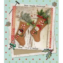 Snow Couple Stockings