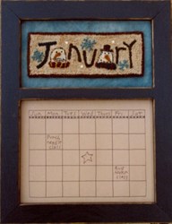 Calendar Series - January - Punch Needle Pattern