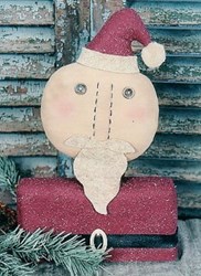 December Santa Doll & Stitchery Pattern <br>Month by Month Series <br>by Homebodies