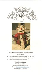 Hooked Snowman Doll Pattern- by the Potted Pear
