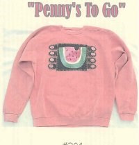 Penny's To Go Pattern - Watermelon<br>by Raggedy Junction